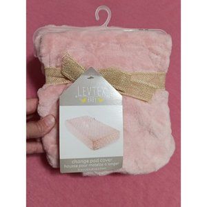 NWT Baby Girl Levtex Soft Pink Changing Pad Cover 32x16